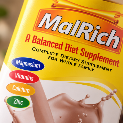 MalRich Balanced Diet Supplement Powder – Chocolate Flavour