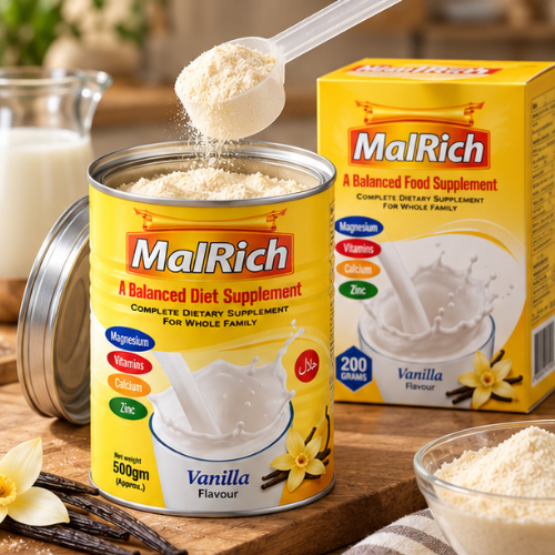 MalRich Balanced Diet Supplement – Vanilla Flavour