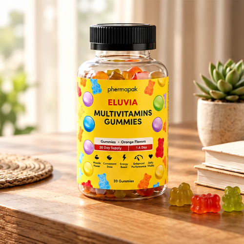 Phermapak Eluvia Multivitamins Gummies – Orange Flavour