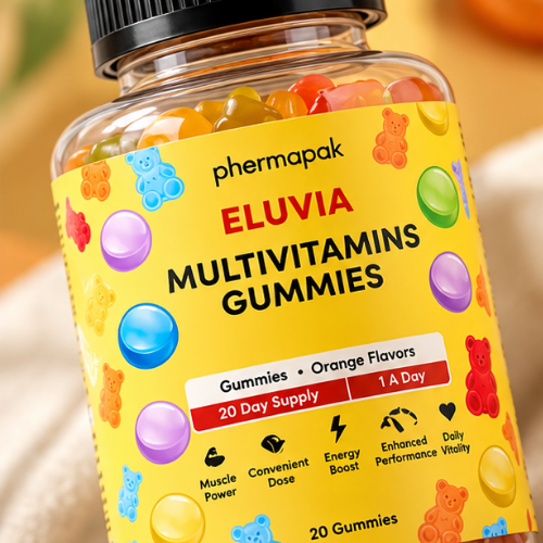 Phermapak Eluvia Multivitamins Gummies – Orange Flavour