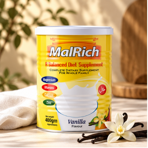 MalRich Balanced Diet Supplement – Vanilla Flavour