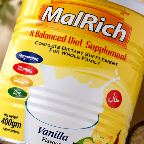 MalRich Balanced Diet Supplement – Vanilla Flavour