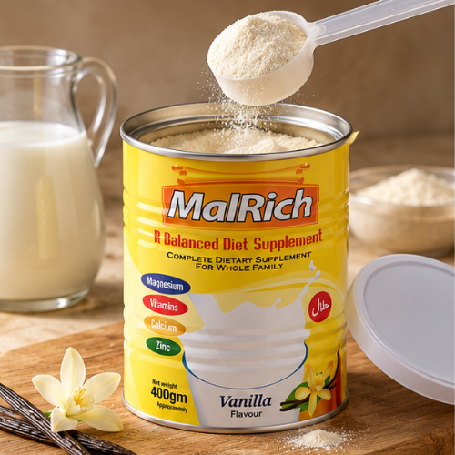 MalRich Balanced Diet Supplement – Vanilla Flavour