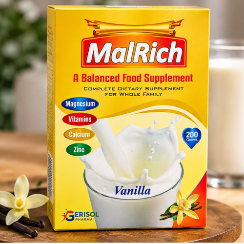 MalRich Balanced Diet Supplement – Vanilla Flavour