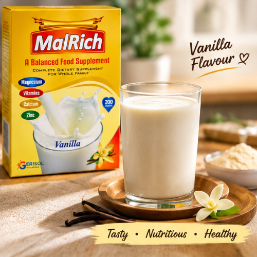 MalRich Balanced Diet Supplement – Vanilla Flavour